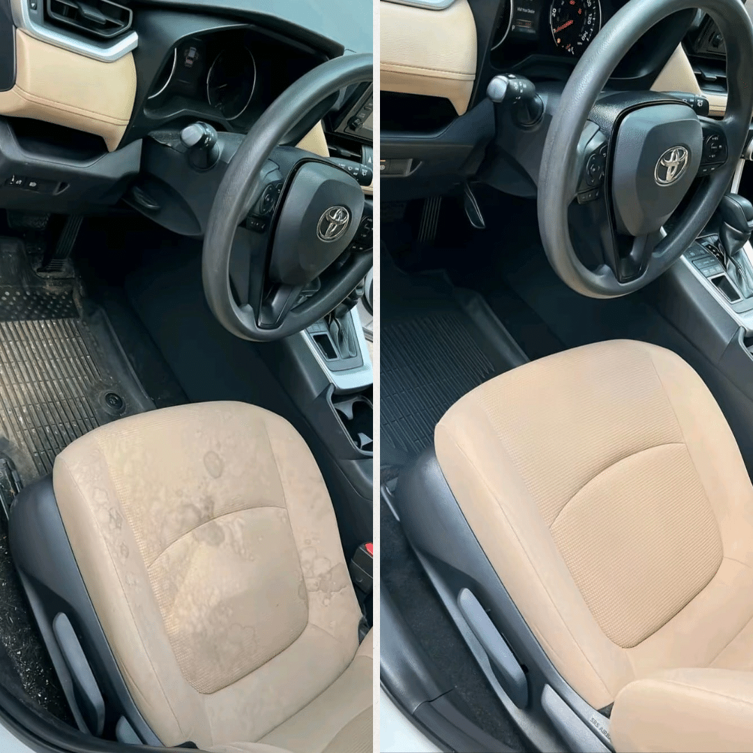 قبل وبعد غسيل سيارات بالبخار بالرياض 1